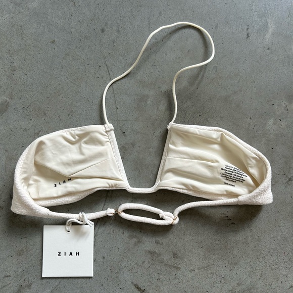 Ziah x St. Agni BNWT “the Neal” halter top. Ecru boucle - small - Picture 5 of 6